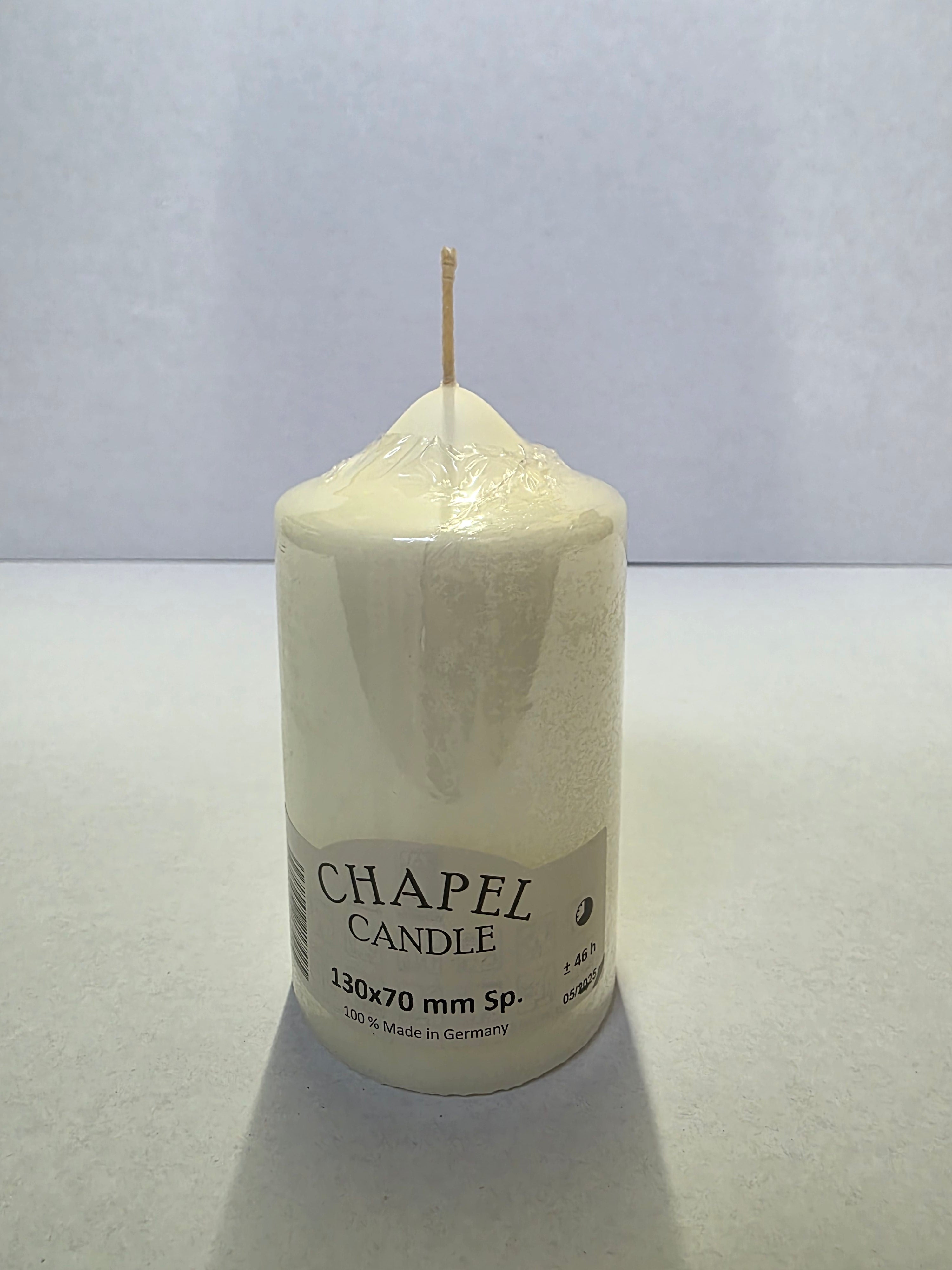 Chapel Candle 130x70mm (PACK OF 3)