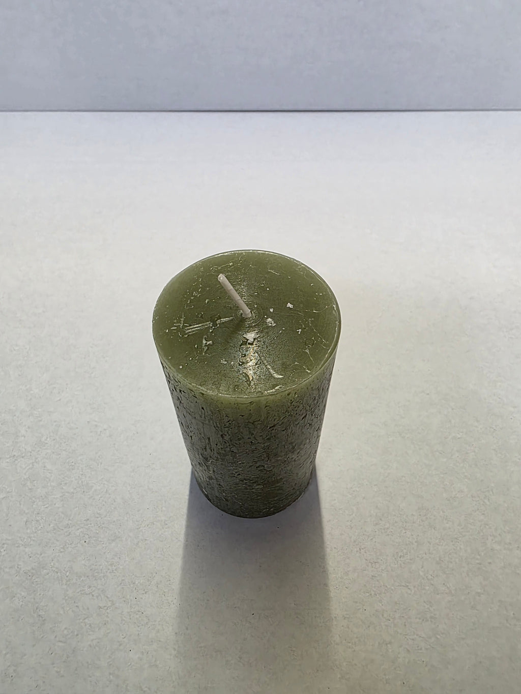 Rustic Safe Candle 110x60mm Olive (PACK OF 2)