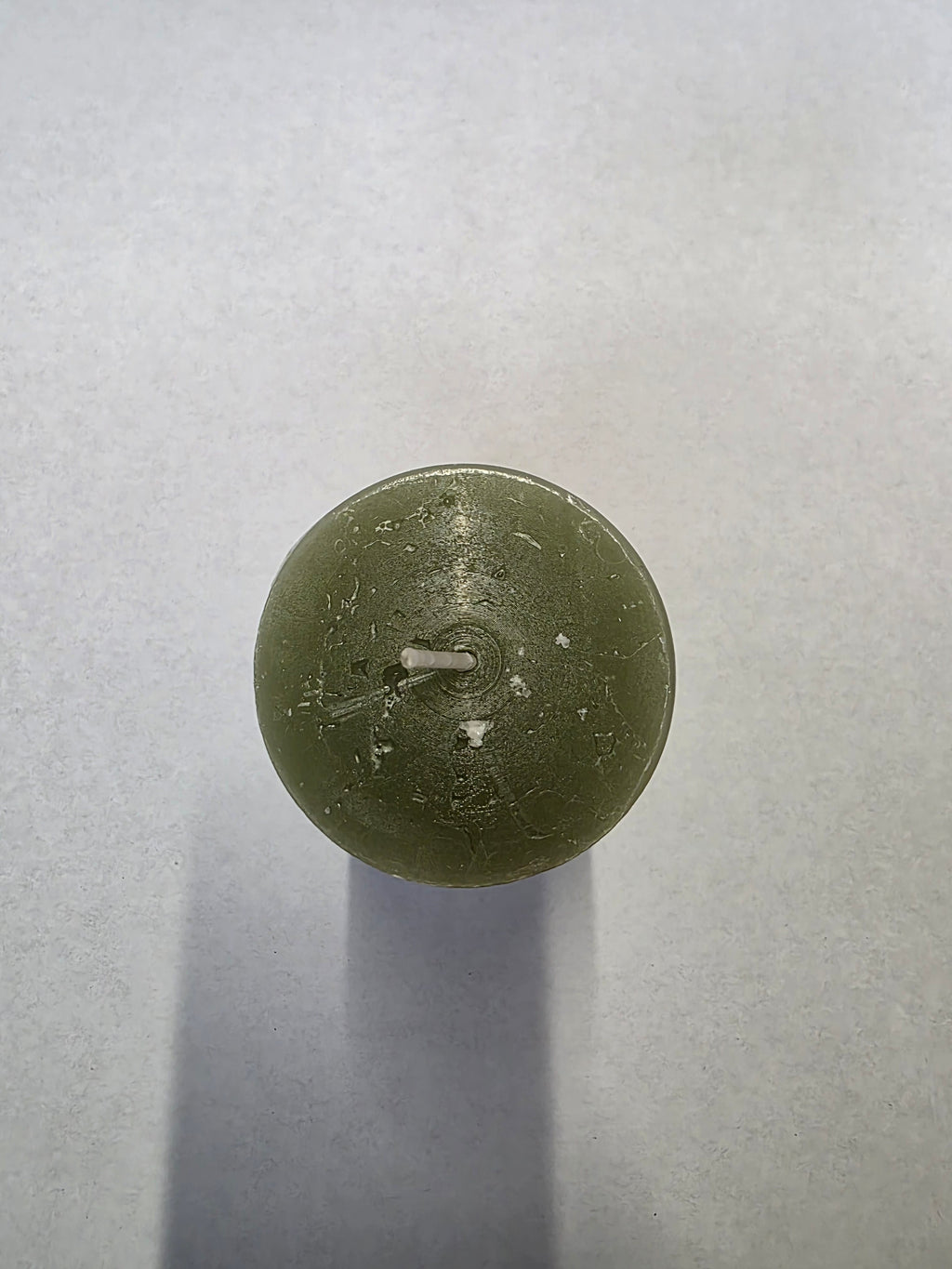 Rustic Safe Candle 110x60mm Olive (PACK OF 2)