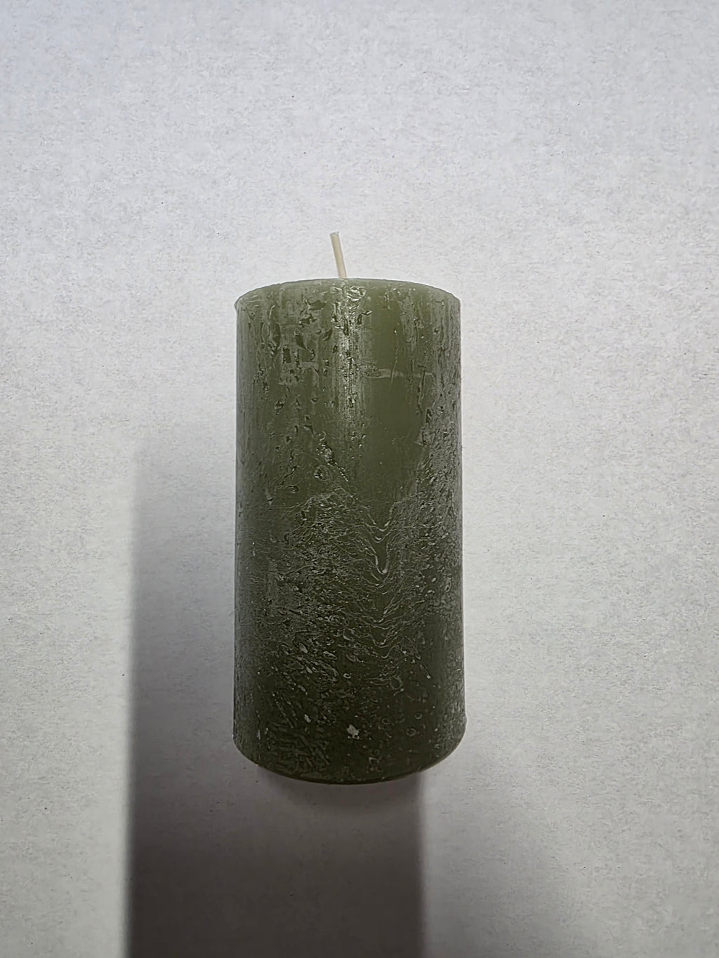Rustic Safe Candle 110x60mm Olive (PACK OF 2)