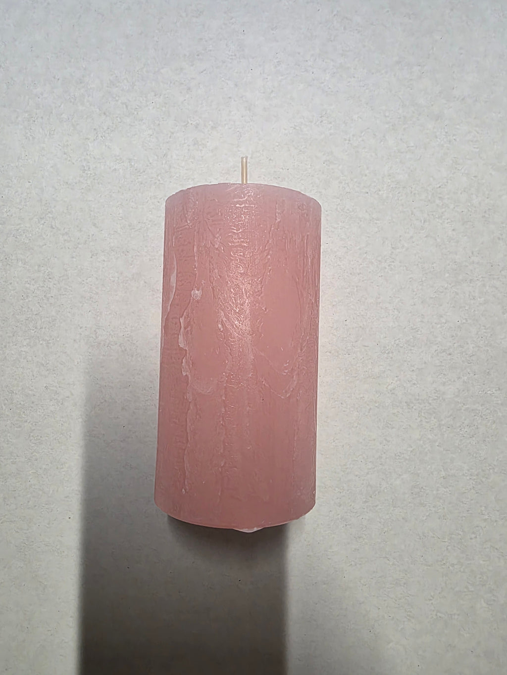 Rustic Safe Candle 110x60mm Pink