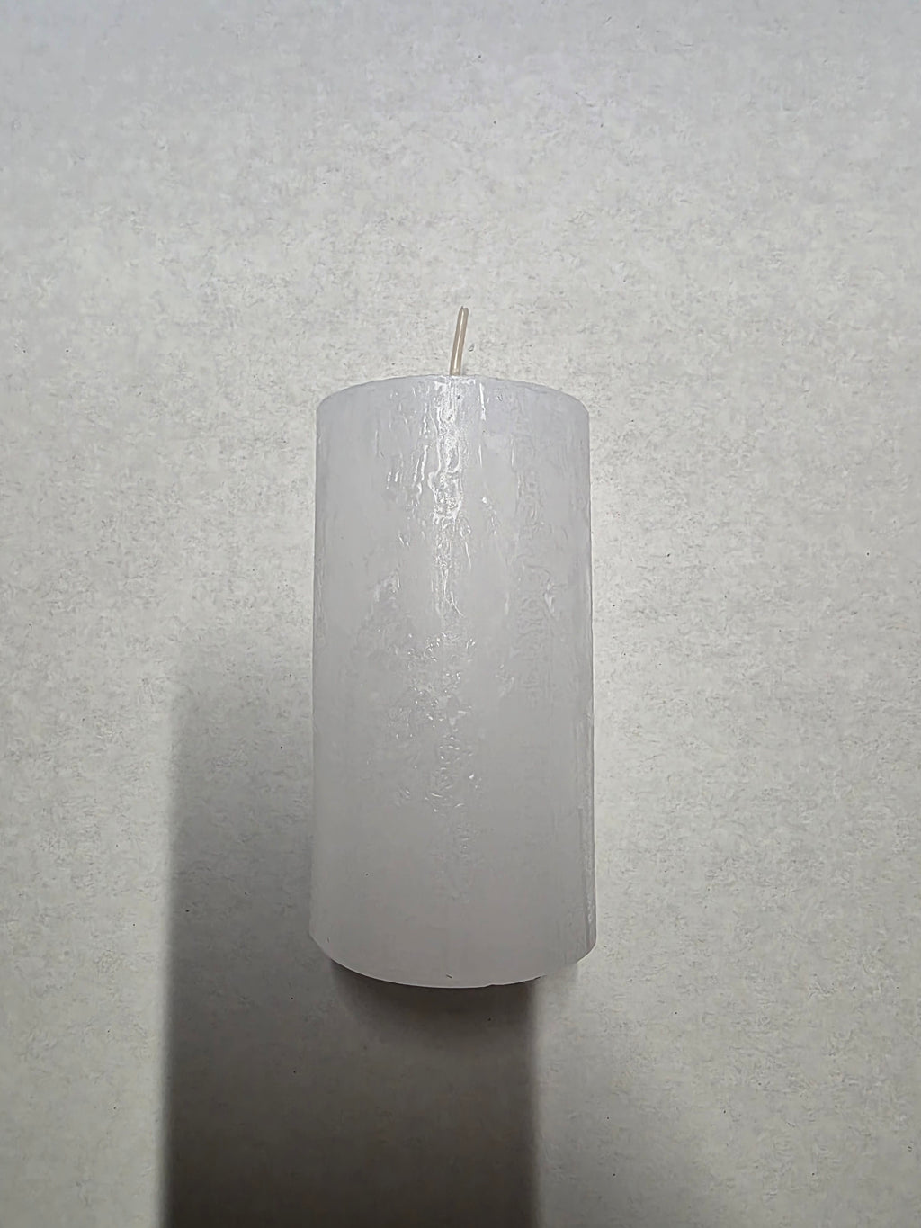Rustic Safe Candle 110x60mm White (PACK OF 2)