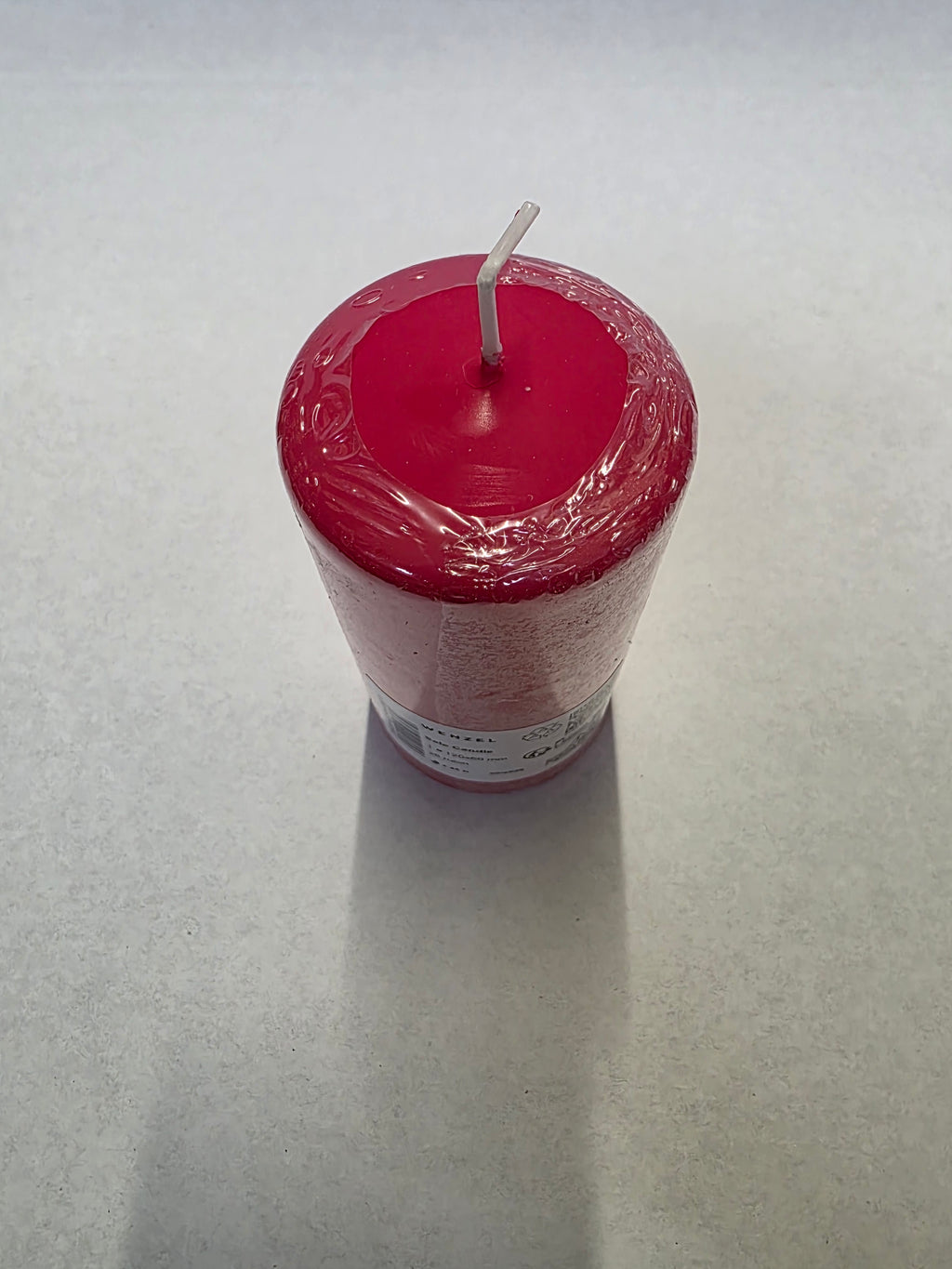 Safe Candle 120x60mm Red (PACK OF 3)