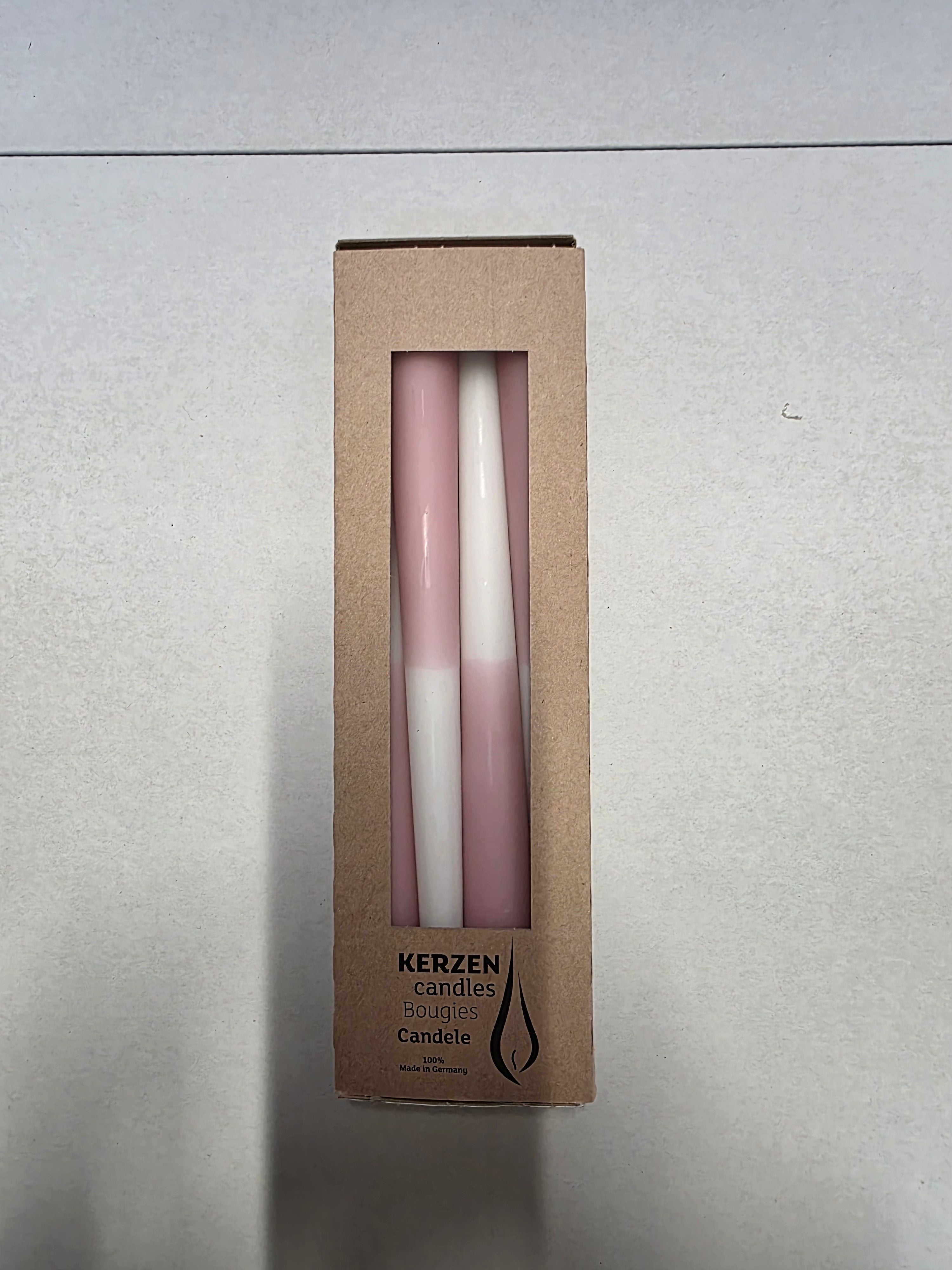 Tapers Two Tone  250x23mm Rose x 4