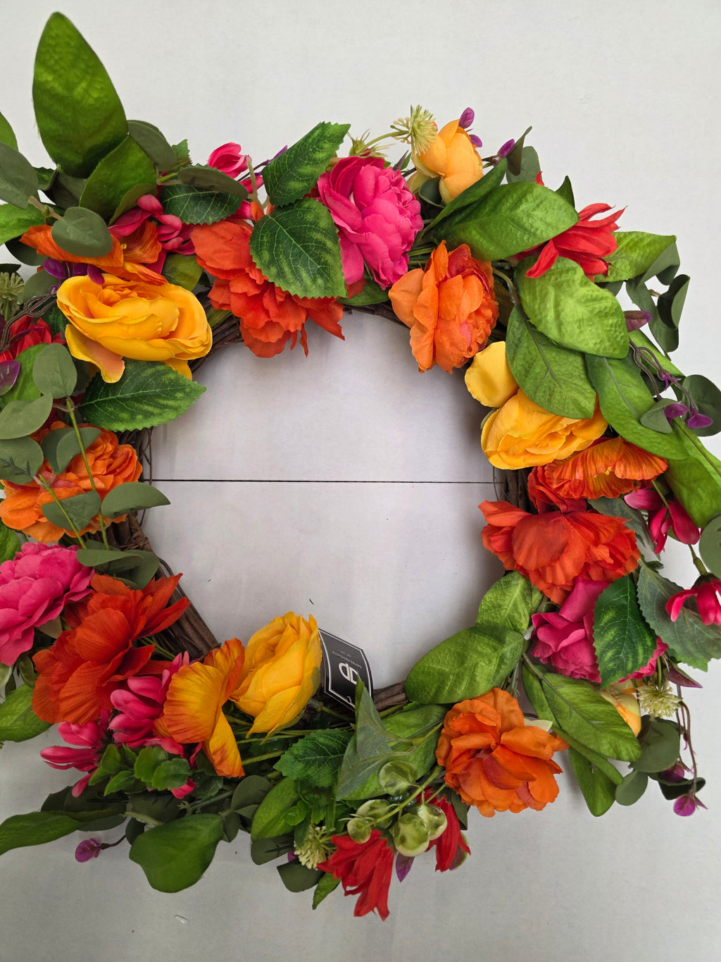 Wreath Vivid Flower 22 Inch