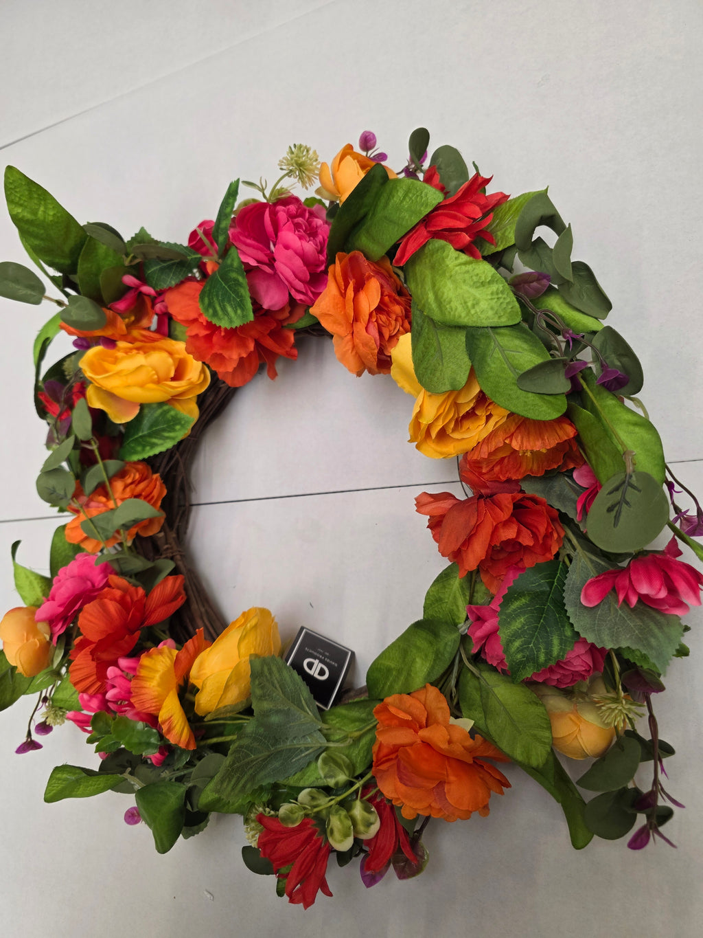 Wreath Vivid Flower 22 Inch