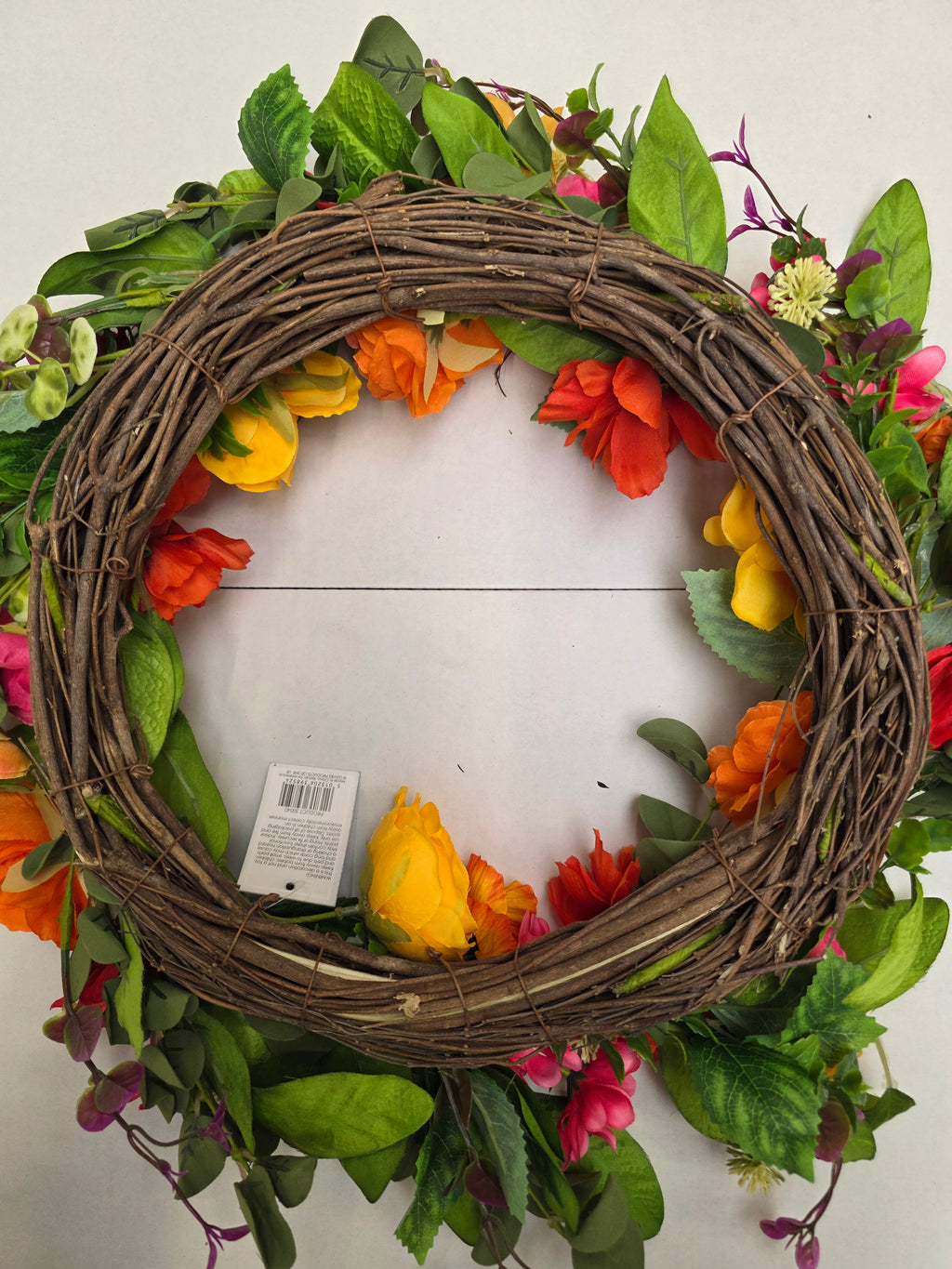 Wreath Vivid Flower 22 Inch