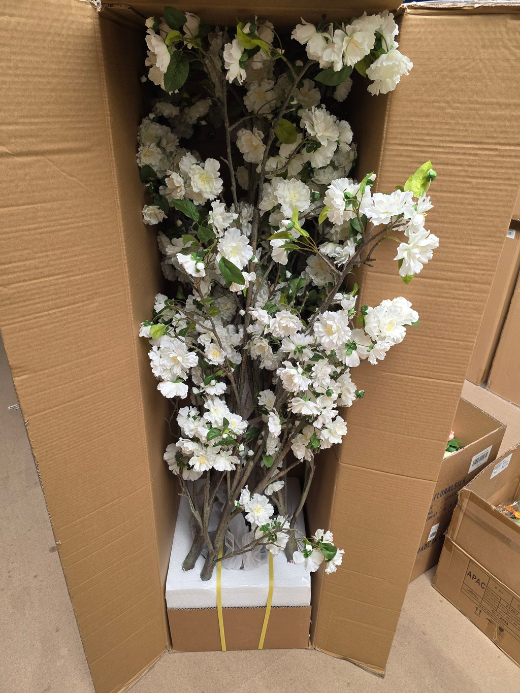 Cherry Blossom Tree White 250cm