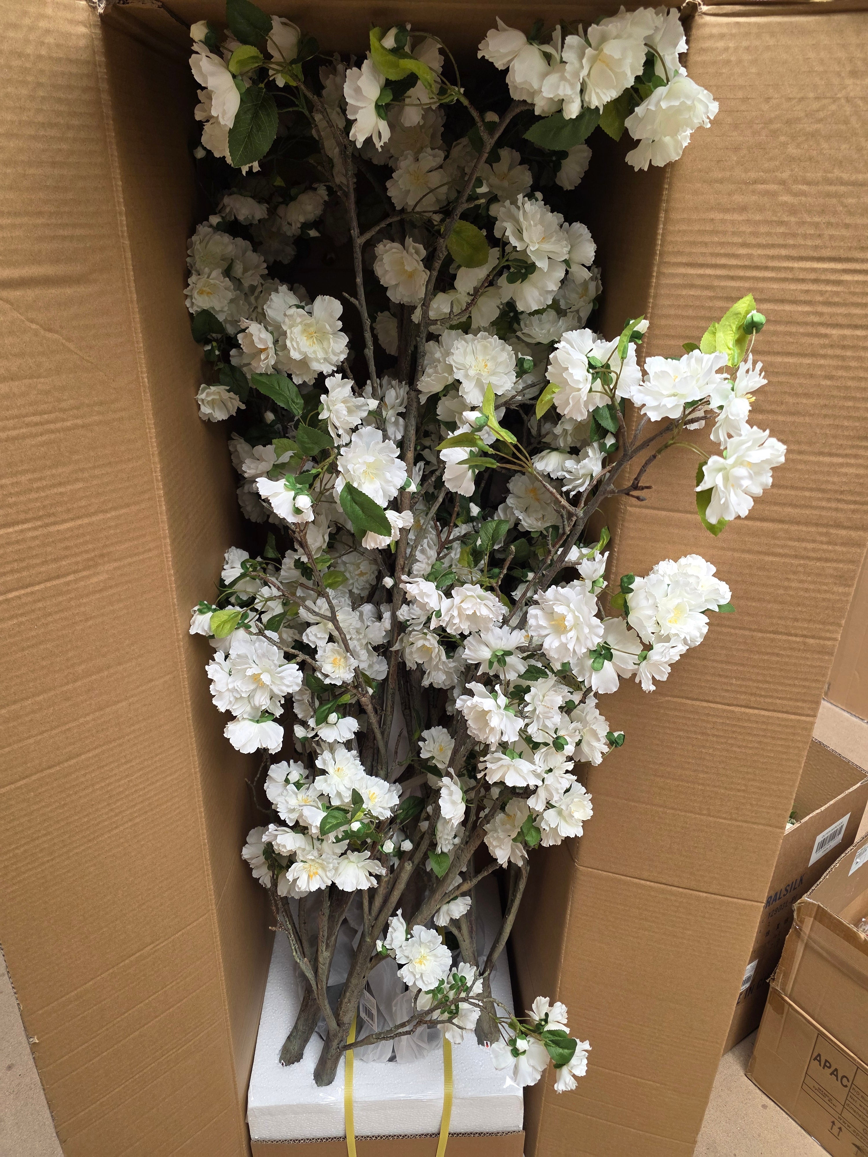 Cherry Blossom Tree White 250cm