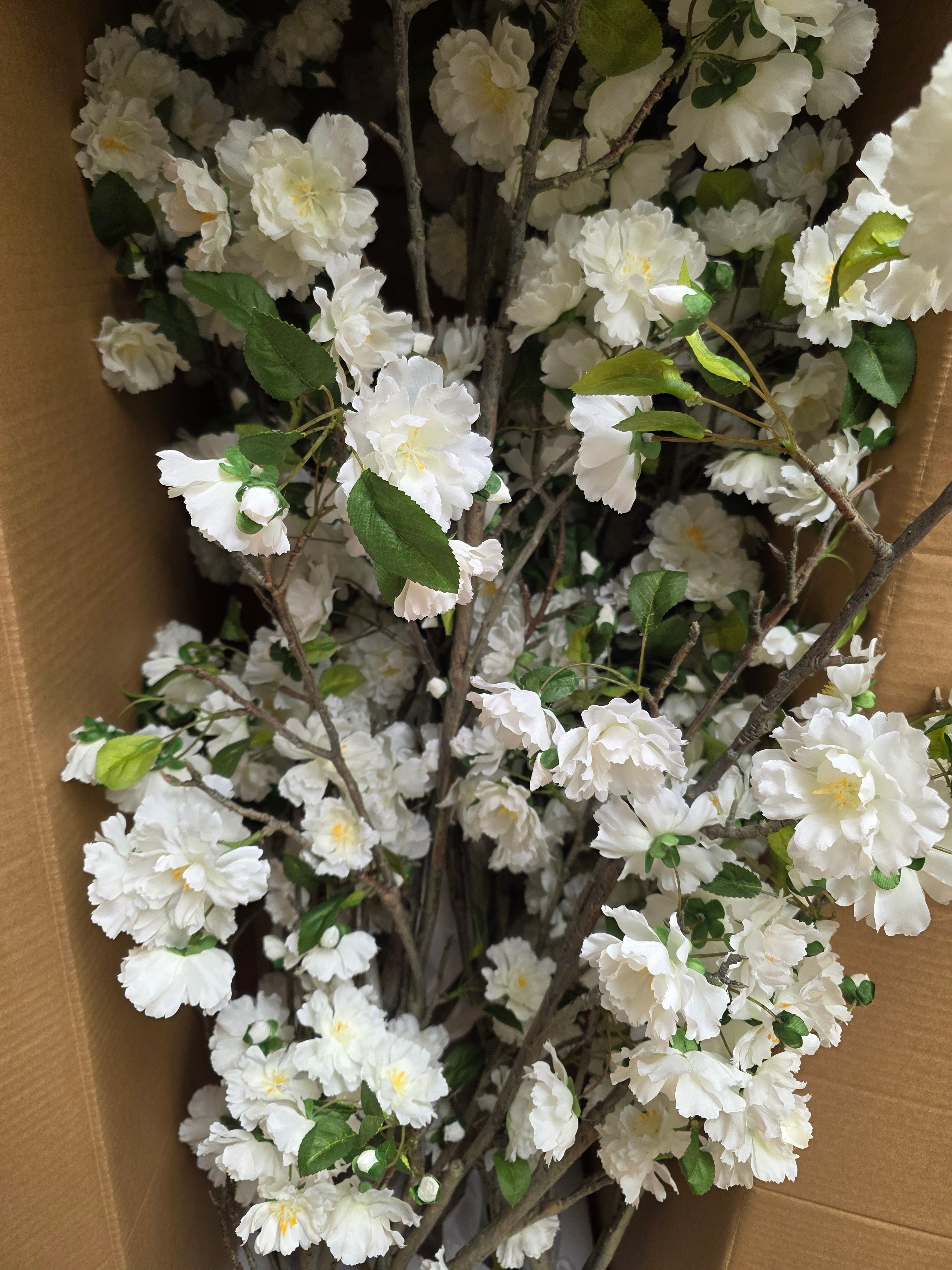 Cherry Blossom Tree White 250cm