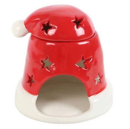 Santa Hat Oil Burner 12x11cm