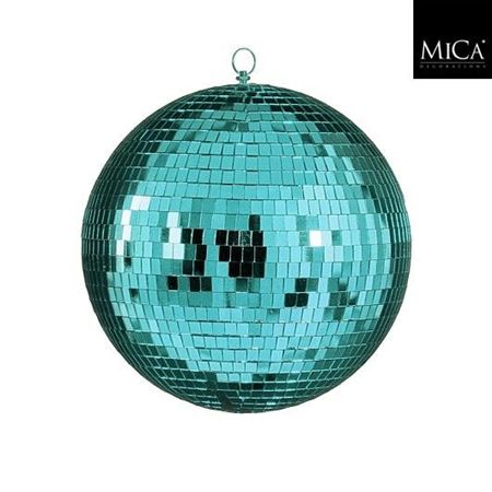 Bauble Mirror Ball Green 30cm