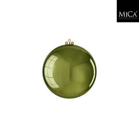 Bauble Unbreakable 20cm Shiny Dark Green