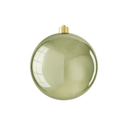 Bauble Unbreakable 20cm Shiny Light Green