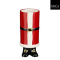 Ceramic Vase Santa Red 22x10cm
