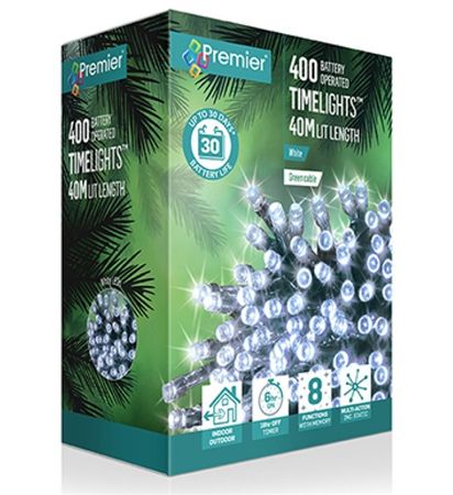 L E D Light White X400 Battery Operated