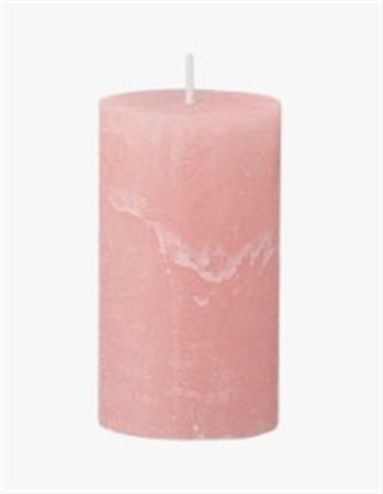 Rustic Safe Candle 110x60mm Pink