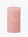 Rustic Safe Candle 110x60mm Pink