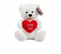 Valentines I Love You Bear Cream 25cm (PACK OF 2)