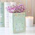 Ceramic Book Vase Green 15x11x6cm
