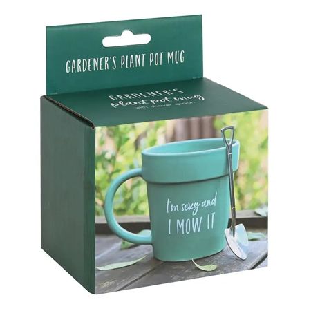 Sexy And I Mow It Mug And Shovel
