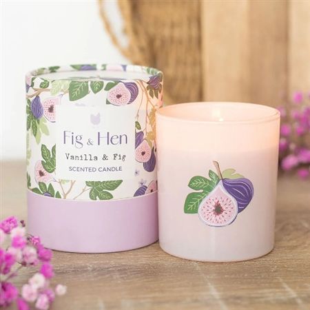 Candle Fig Tree Vanilla 9cm