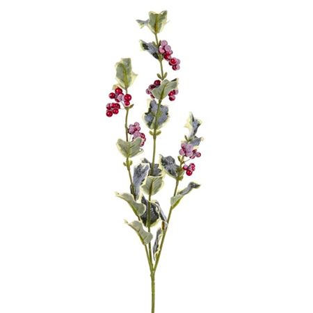 Holly Leaves Spray  (PACK OF 2)