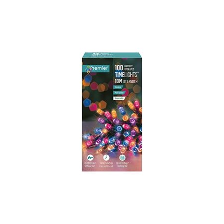 L E D Lights Rainbow X100 Battery Operated