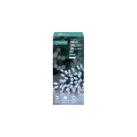 L E D Lights White X200 Battery Operated