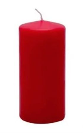 Safe Candle 120x60mm Red (PACK OF 3)