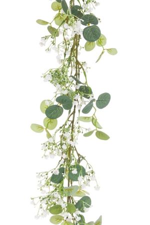 Artificial Garland Gypso Eucalyptus 180cm