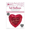 Balloon 18 Inch Valentines Heart (PACK OF 4)