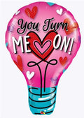 Balloon 40 Inch You Turn Me On (PACK OF 2)