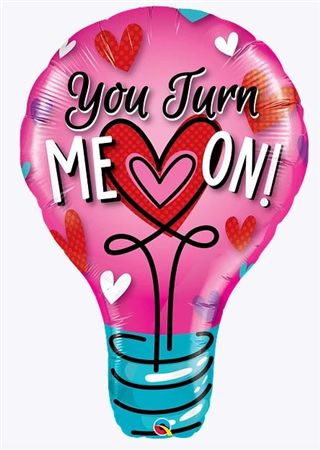 Balloon 40 Inch You Turn Me On (PACK OF 2)