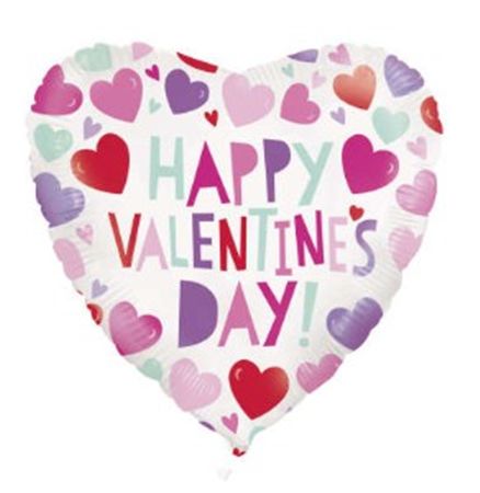 Balloon 18" Smiling Hearts (PACK OF 4)