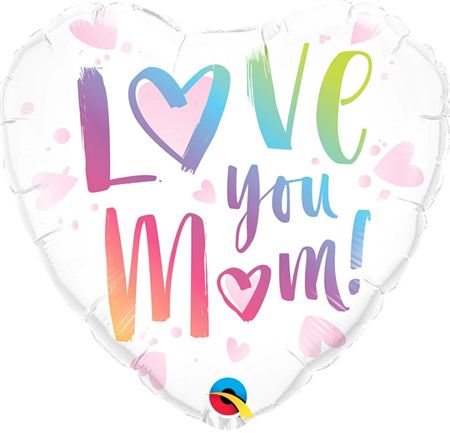 Balloon 18 Inch Love You Mum (PACK OF 4)