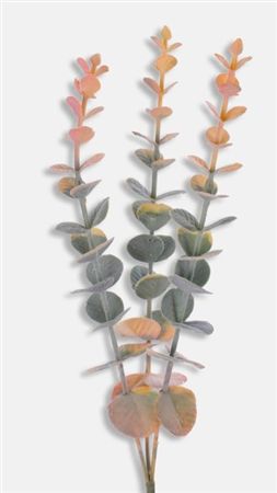 Artifical Eucalyptus Orange Green 55cm (PACK OF 4)
