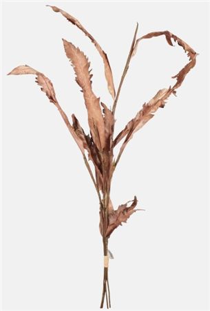 Artificial Autumn Corn Stalk Red 123cm X4
