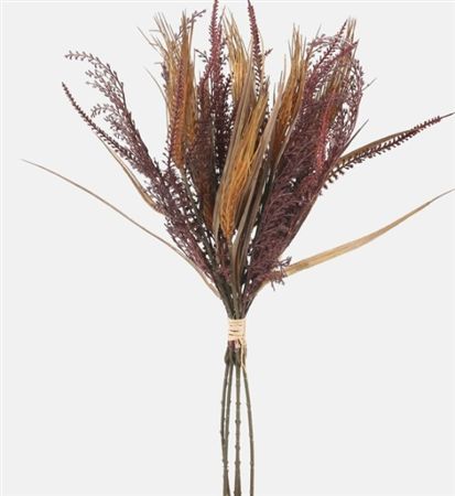 Artificial Grasses Decorative Burgundy 58cm X5