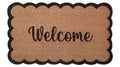 Doormat Scalloped Welcome 45x75cm