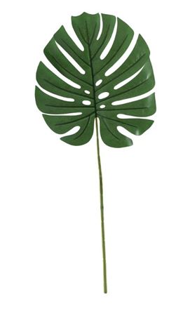 Artificial Monstera Leaf Large Green 71cm (PACK OF 4)