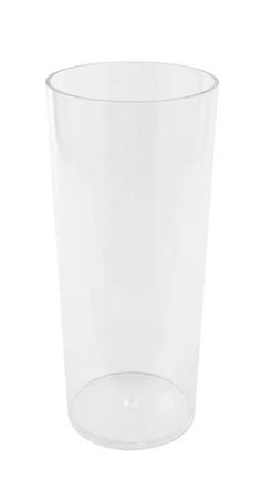 Acrylic Cylinder Clear 30x13cm (PACK OF 2)