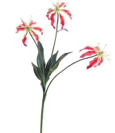 Artificial Gloriosa Spray Orange