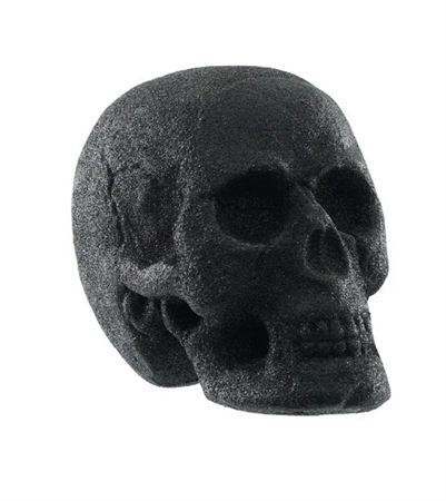 Glitter Skull Black 21cm