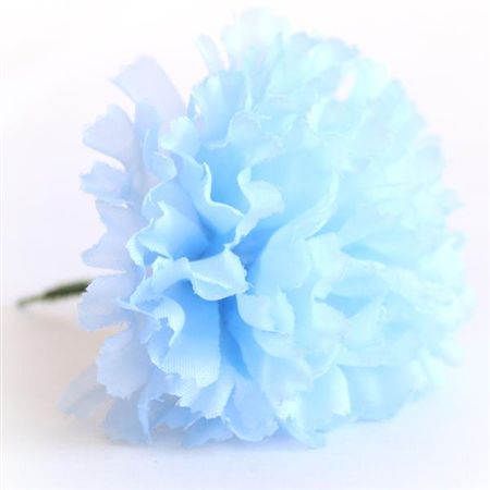 Artificial Carnation Pick Baby Blue X144