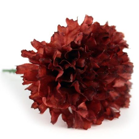 Artificial Carnation Pick Brown X144
