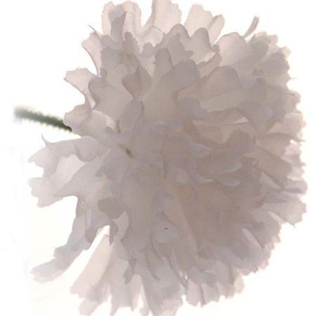 Artificial Carnation Pick White X144