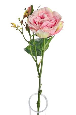 Artificial Lydia Cabbage Rose Spray Pale Pink (PACK OF 2)