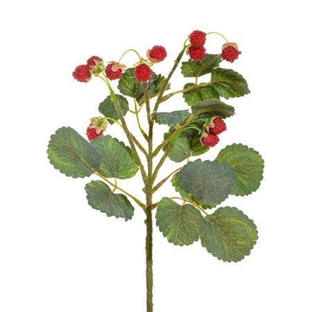 Artificial Raspberry Pick 29cm (pack of 2)