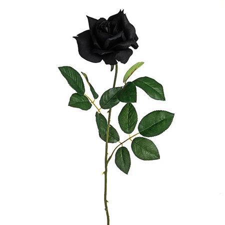 Artificial Rose Premium Large Black (PACK OF 3)